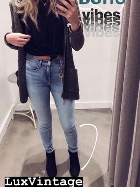 7 For All Mankind LuxVintage Light Ankle Skinny Jeans